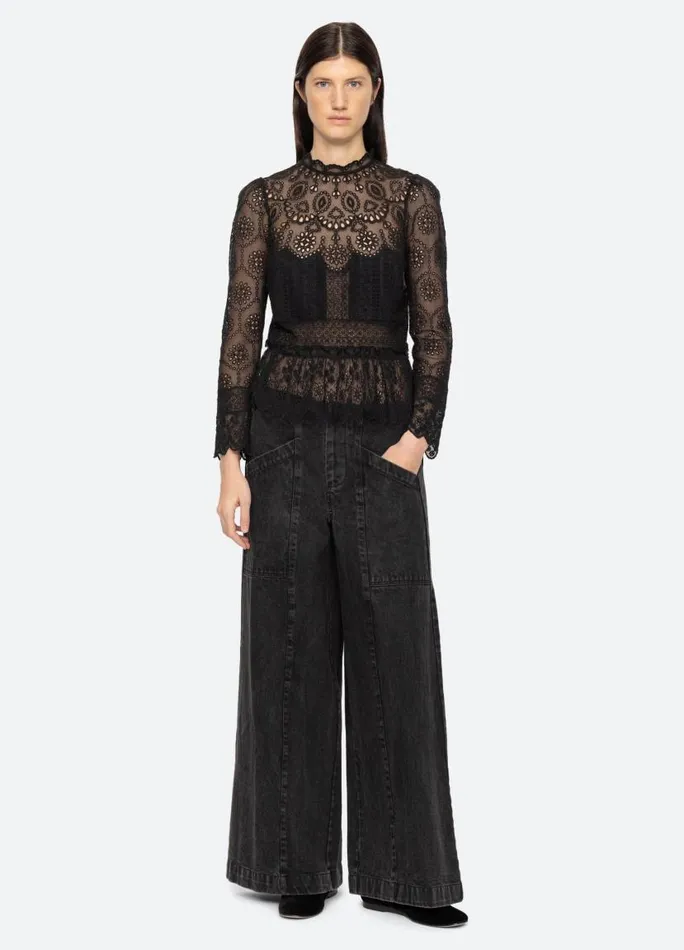 Sea New York Tops Women Lainey Top Black