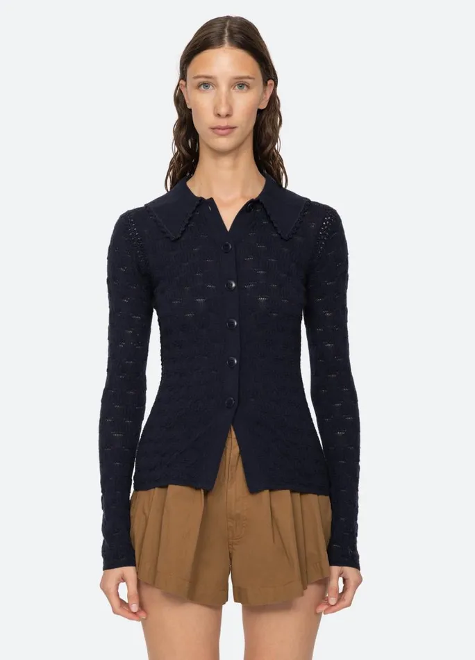 Sea New York Tops Women Mila Cardigan White