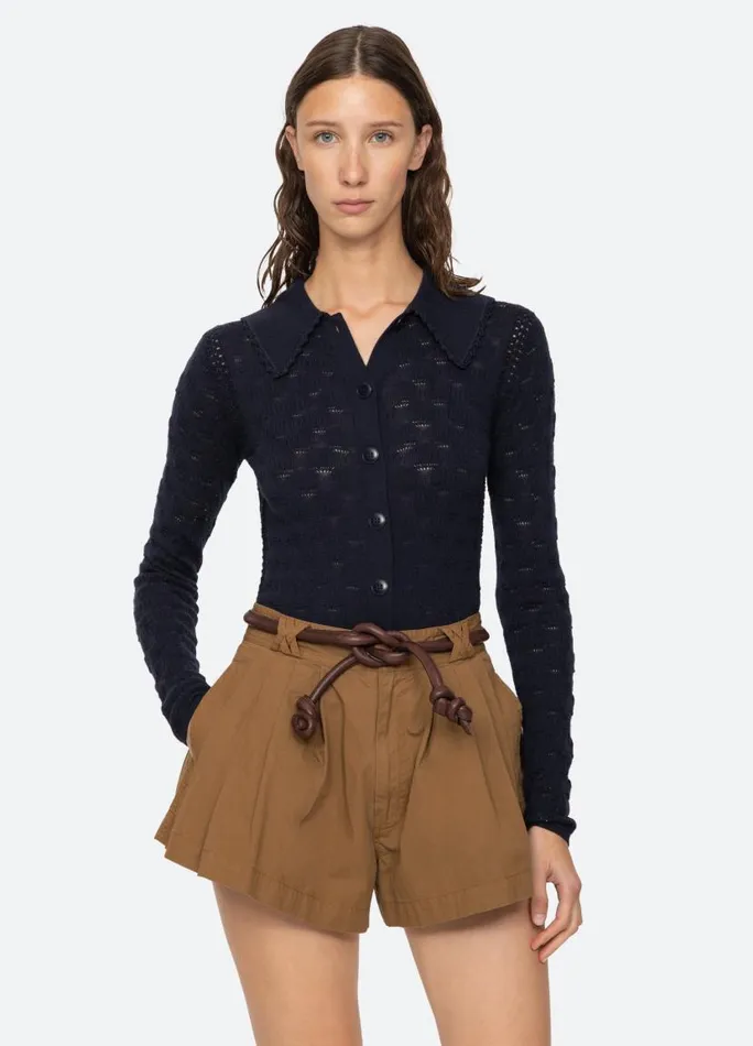 Sea New York Tops Women Mila Cardigan White Sea New York Tops Women Mila Cardigan White