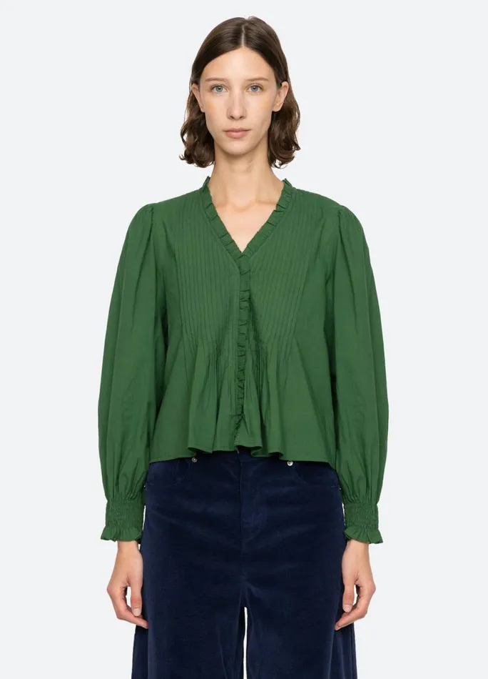 Sea New York Tops Women Renata LS Top Emerald