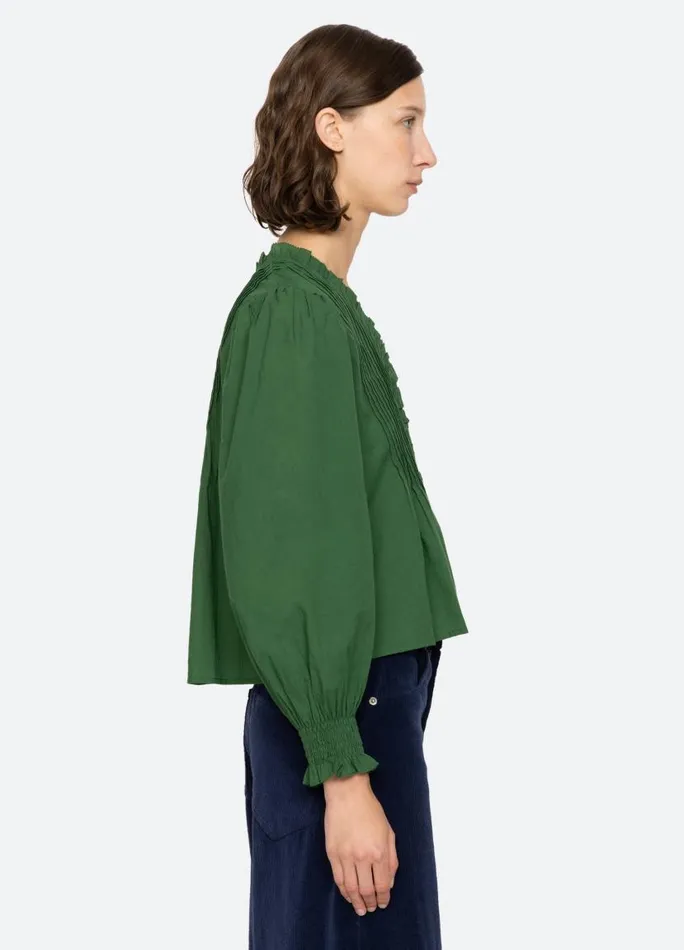 Sea New York Tops Women Renata LS Top Emerald Sea New York Tops Women Renata LS Top Emerald