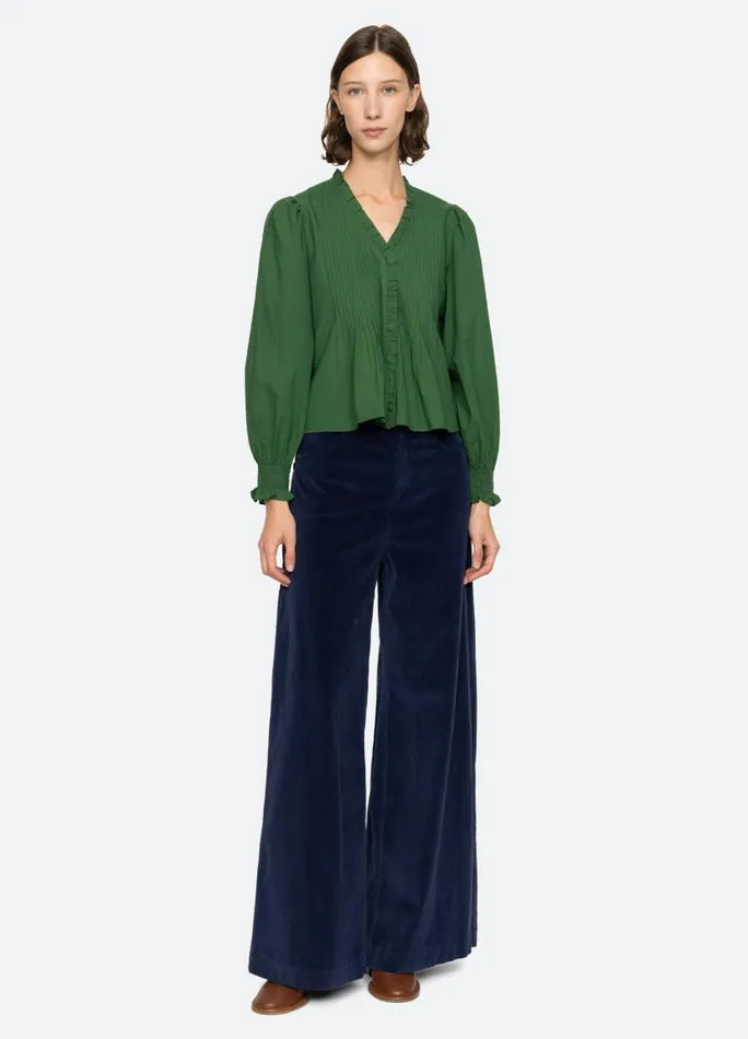 Sea New York Tops Women Renata LS Top Emerald Sea New York Tops Women Renata LS Top Emerald