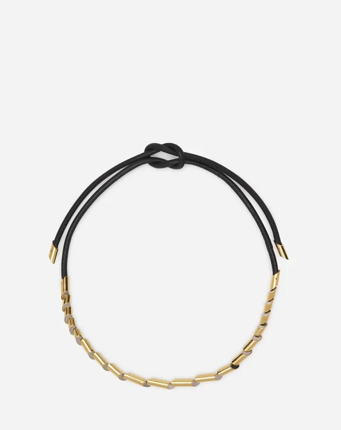 Sequence By Lanvin Leather Belt Blackgold Women Lanvin Belts