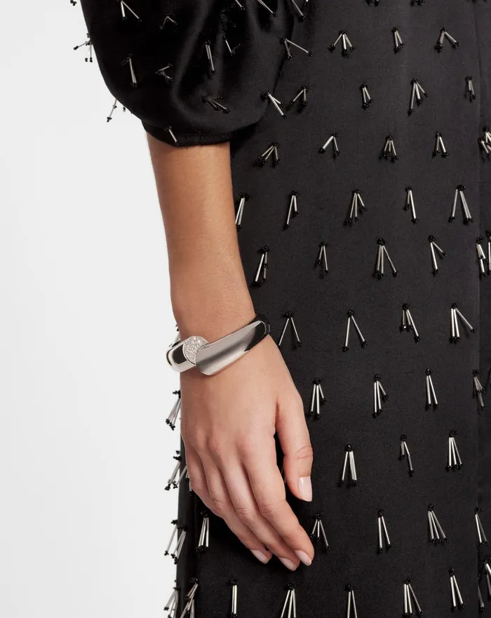 Sequence By Lanvin Rhinestone Bracelet Silvercrystal Women Lanvin Jewelry