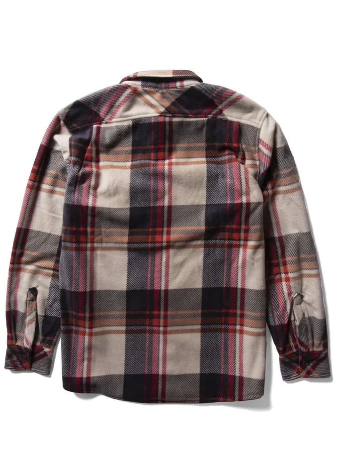 Shirts and Flannels Men EcoZy Ls Polar Flannel Stone Vissla