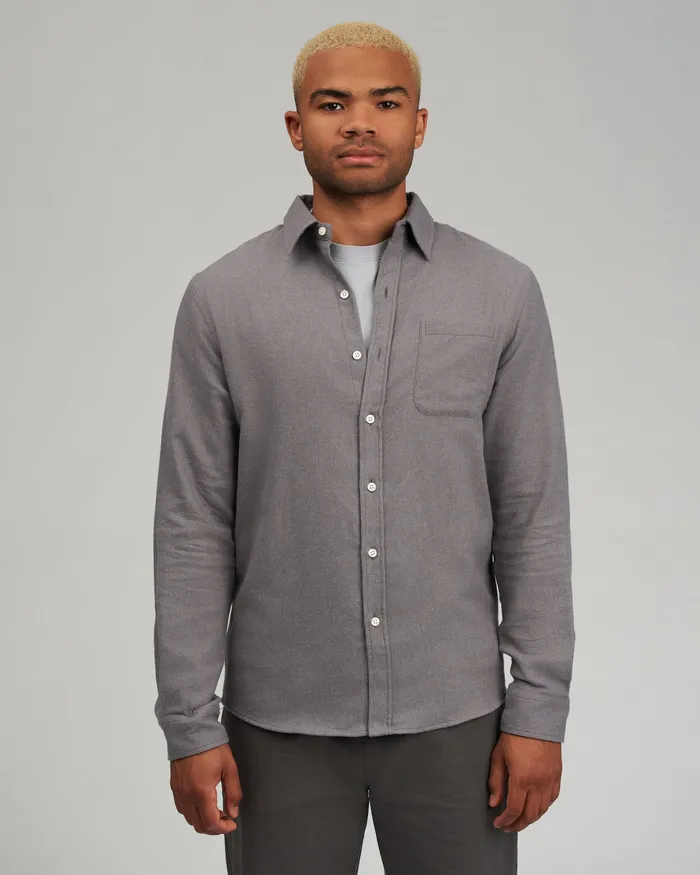 Shirts Men Organic Flannel Shirt 8211 Sandstone Orange Colorfulstandard