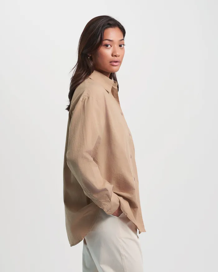 Shirts Organic Oversized Shirt 8211 Pacific Blue Colorfulstandard Women