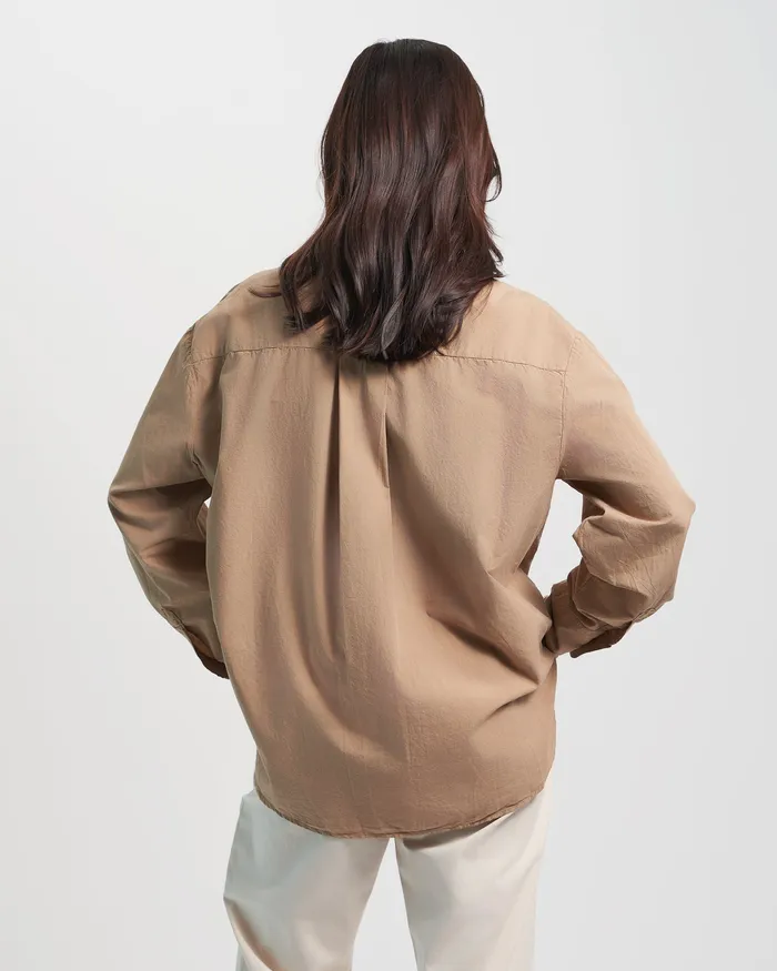 Shirts Organic Oversized Shirt 8211 Pacific Blue Colorfulstandard Women