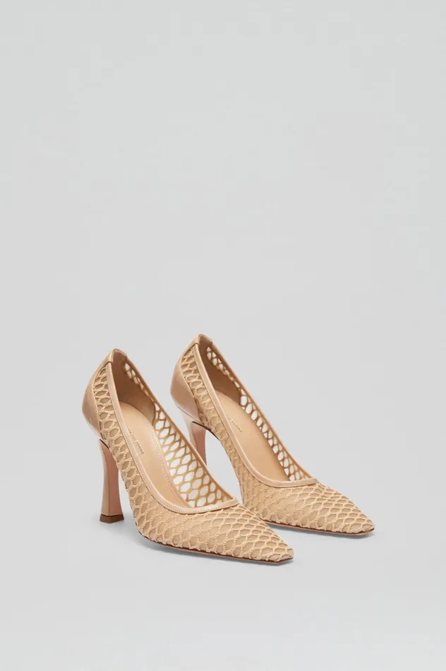 Shoes Scanlan Theodore Women MESH PUMP 95 SAND