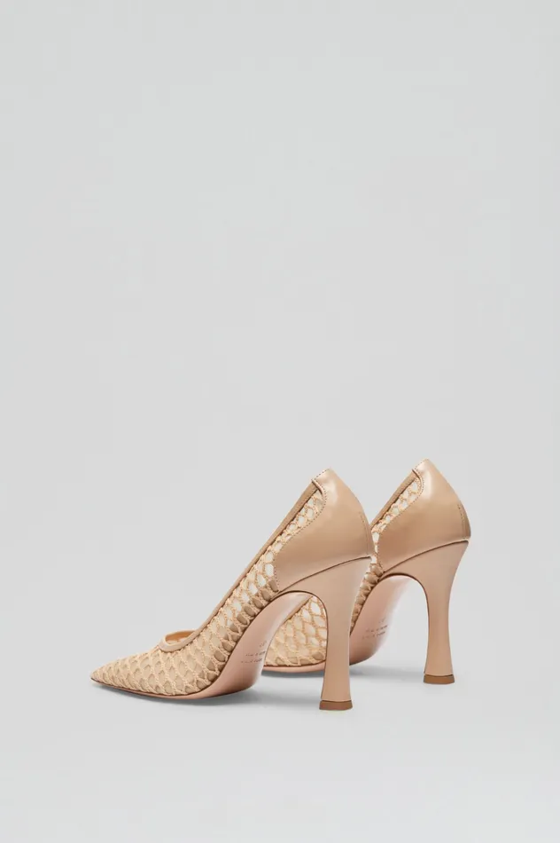 Shoes Scanlan Theodore Women MESH PUMP 95 SAND Shoes Scanlan Theodore Women MESH PUMP 95 SAND