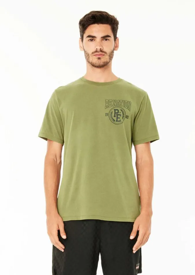 Shop ACE HIGH TEE IN OLIVE PE Nation Tees