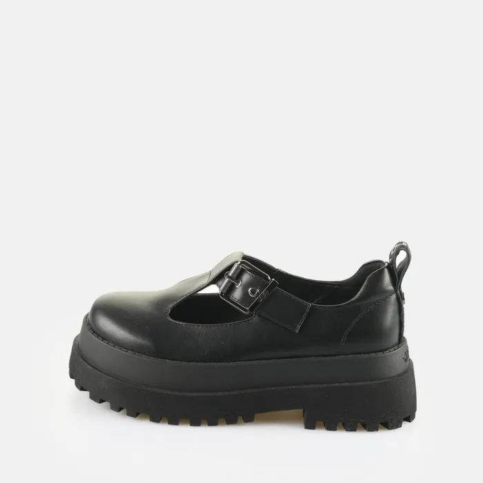Shop Ballet Flats BUFFALO BFL PLUTO JANE 8211 VEGAN NAPPA 8211 BLACK Black