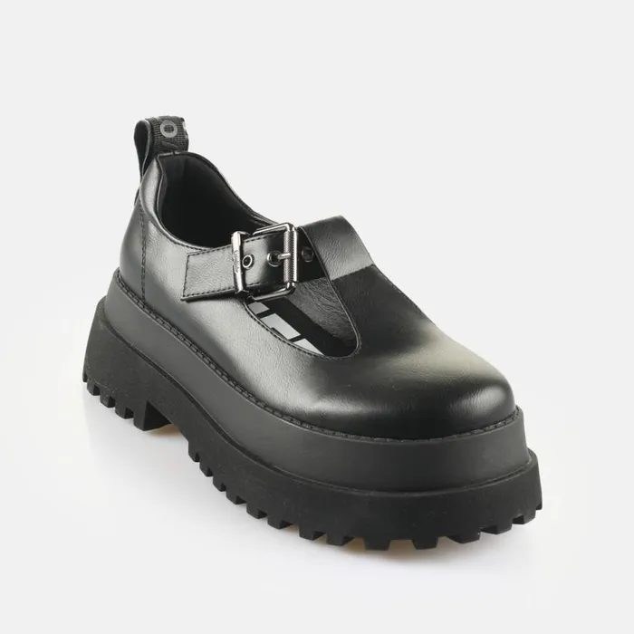 Shop Ballet Flats BUFFALO BFL PLUTO JANE 8211 VEGAN NAPPA 8211 BLACK Black