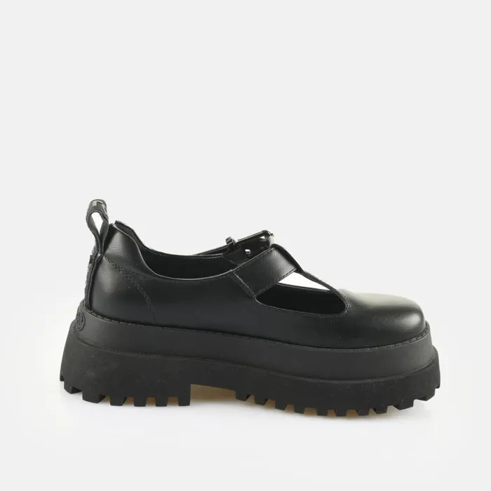 Shop Ballet Flats BUFFALO BFL PLUTO JANE 8211 VEGAN NAPPA 8211 BLACK Black