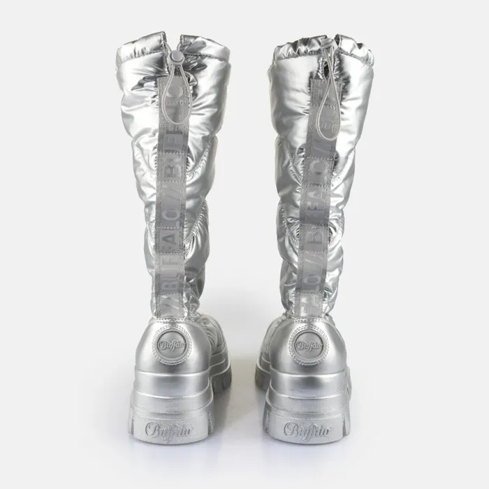 Shop Boots and AnkleBoots BUFFALO Aspha Snow Puffer Silver