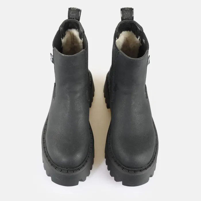 Shop Boots and AnkleBoots BUFFALO BFL ASPEN CHELSEA WARM 8211 VEGAN NAPPA 8211 BLACK Black Shop Boots and AnkleBoots BUFFALO BFL ASPEN CHELSEA WARM 8211 VEGAN NAPPA 8211 BLACK Black