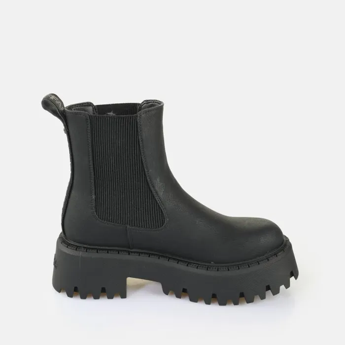 Shop Boots and AnkleBoots BUFFALO BFL ASPEN CHELSEA WARM 8211 VEGAN NAPPA 8211 BLACK Black Shop Boots and AnkleBoots BUFFALO BFL ASPEN CHELSEA WARM 8211 VEGAN NAPPA 8211 BLACK Black
