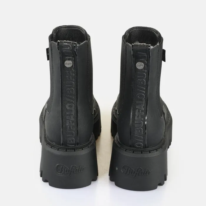 Shop Boots and AnkleBoots BUFFALO BFL ASPEN CHELSEA WARM 8211 VEGAN NAPPA 8211 BLACK Black Shop Boots and AnkleBoots BUFFALO BFL ASPEN CHELSEA WARM 8211 VEGAN NAPPA 8211 BLACK Black
