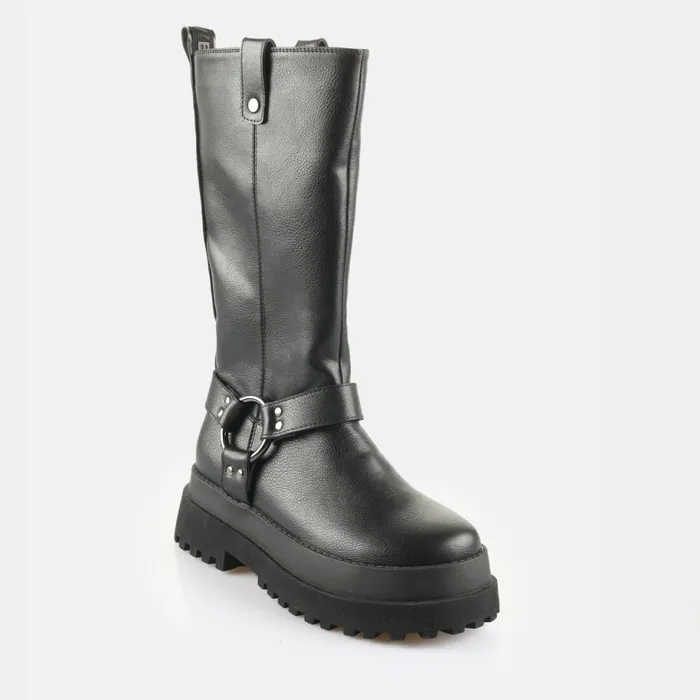 Shop Boots and AnkleBoots BUFFALO BFL PLUTO BIKER HI 8211 VEGAN NAPPA 8211 BLACK Black Shop Boots and AnkleBoots BUFFALO BFL PLUTO BIKER HI 8211 VEGAN NAPPA 8211 BLACK Black
