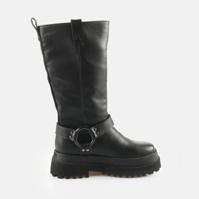 Shop Boots and AnkleBoots BUFFALO BFL PLUTO BIKER HI 8211 VEGAN NAPPA 8211 BLACK Black Shop Boots and AnkleBoots BUFFALO BFL PLUTO BIKER HI 8211 VEGAN NAPPA 8211 BLACK Black