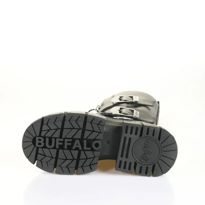 Shop Boots and AnkleBoots BUFFALO Gospher Biker Hi Zip Black