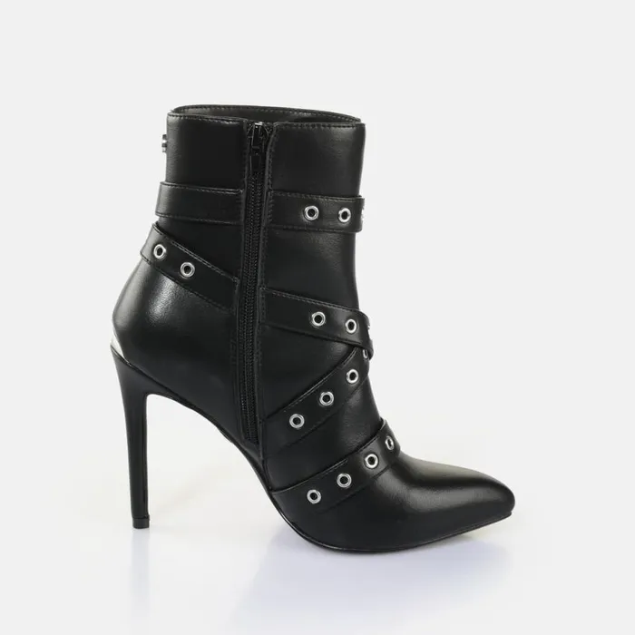 Shop Boots and AnkleBoots BUFFALO Juliet Belt Bootie Black