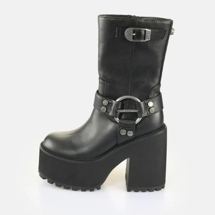 Shop Boots and AnkleBoots BUFFALO Killah Bike Lo Black