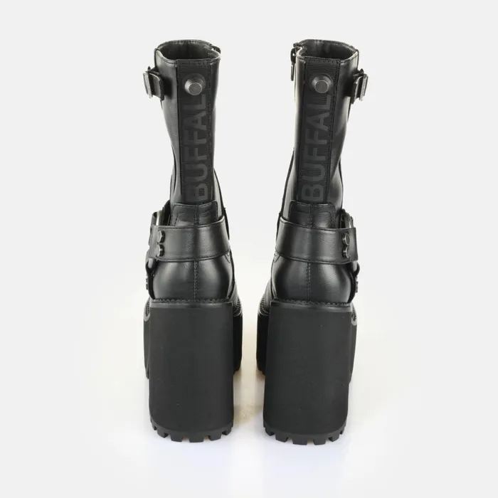 Shop Boots and AnkleBoots BUFFALO Killah Bike Lo Black