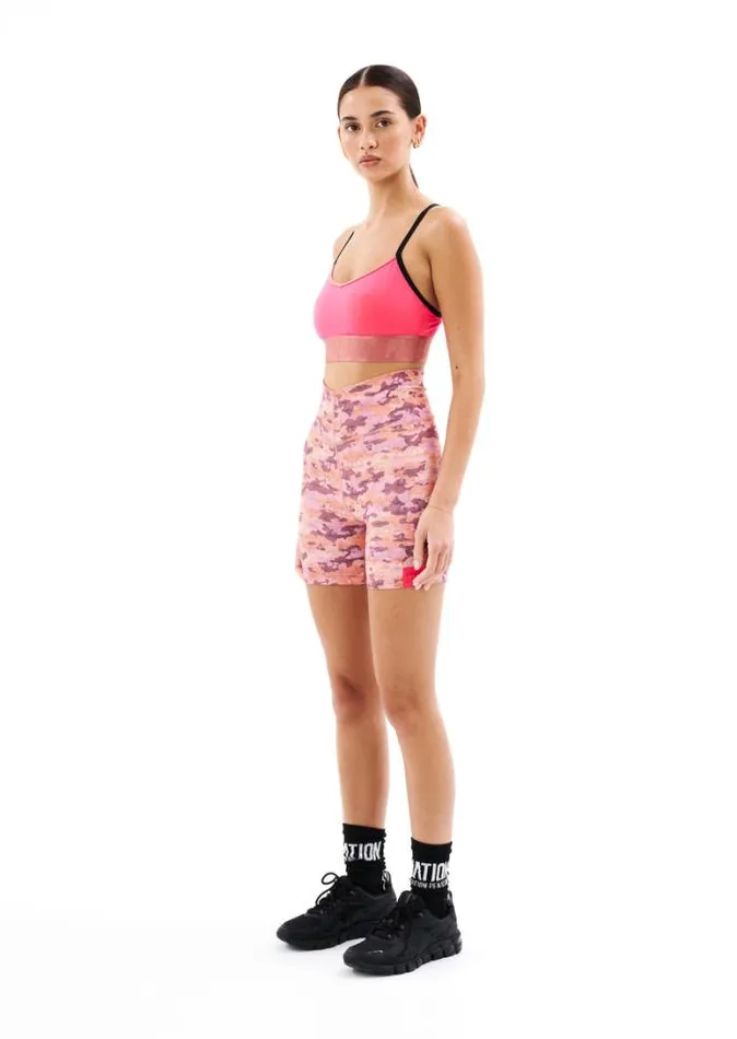 Shop CEREUS BIKE SHORT IN SNAKE CAMO PRINT PE Nation Shorts