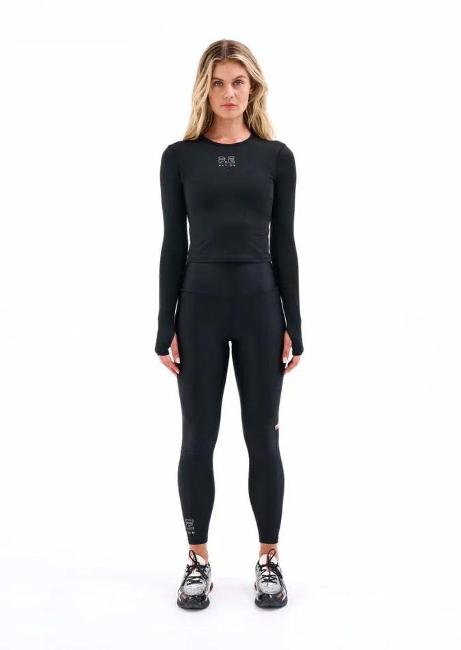 Shop DEDICATION LS TOP IN BLACK PE Nation Long Sleeve Tops