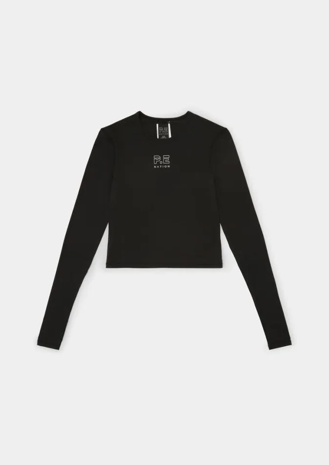 Shop DEDICATION LS TOP IN BLACK PE Nation Long Sleeve Tops