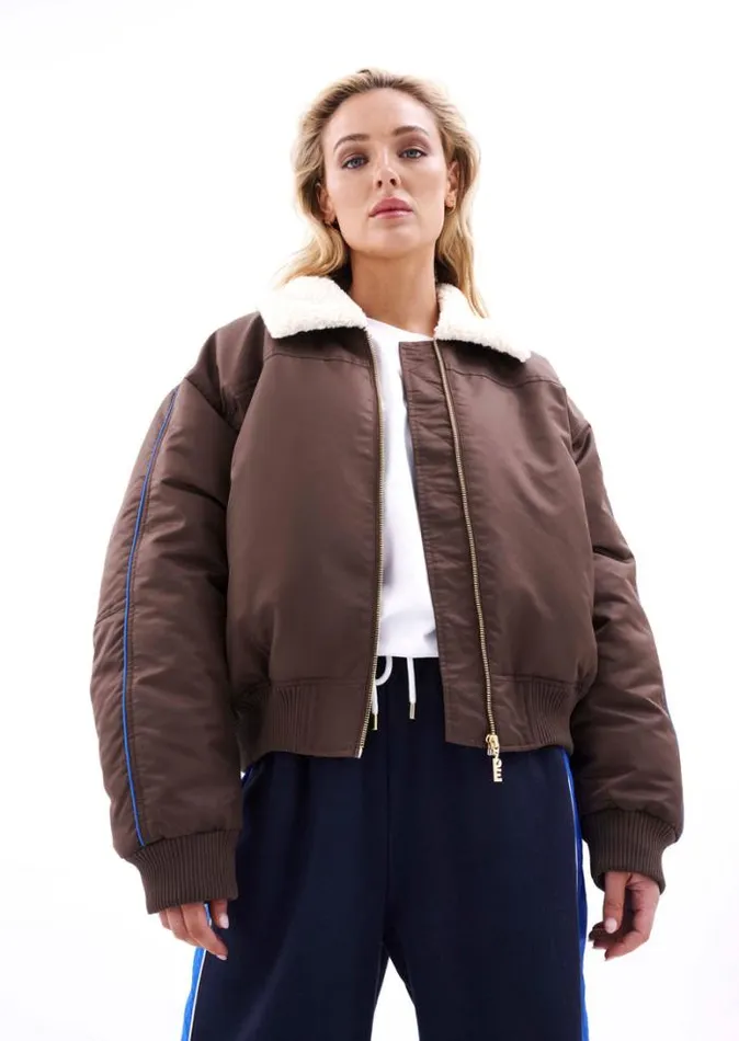 Shop DOUBLE PLAY JACKET IN CHESTNUT PE Nation Jackets