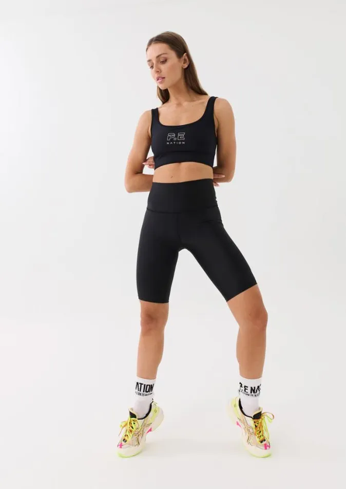 Shop DYNAMIC SHORT IN BLACK PE Nation Shorts