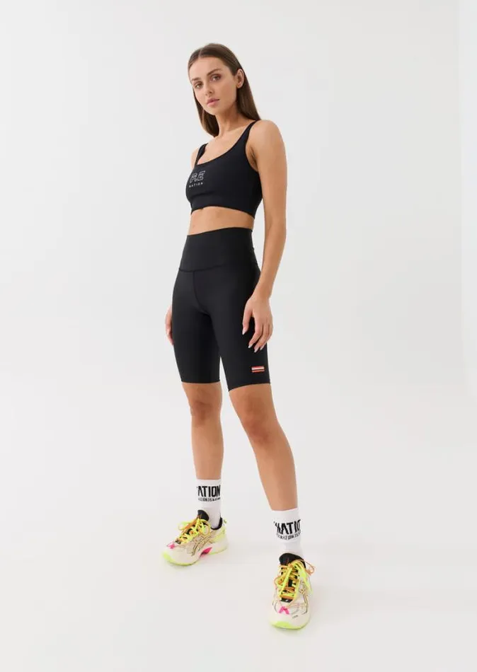 Shop DYNAMIC SHORT IN BLACK PE Nation Shorts