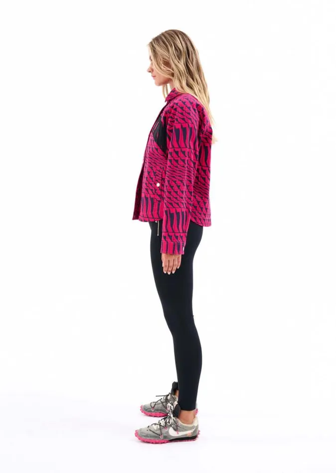 Shop EMPIRE JACKET IN GEOMETRIC PRINT PE Nation Jackets