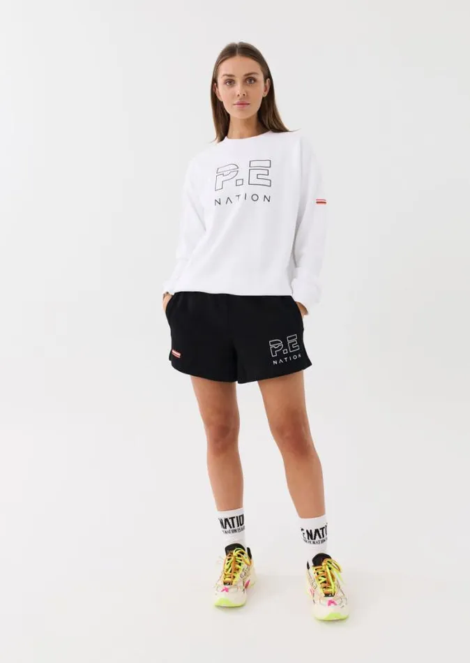 Shop HEADS UP SWEAT IN WHITE PE Nation Sweats