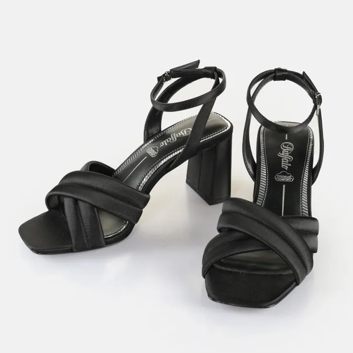 Shop Heels BUFFALO April Cross Black
