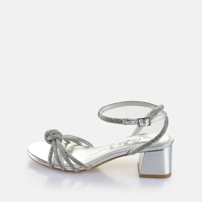 Shop Heels BUFFALO Lilly Bow Glitzersilber