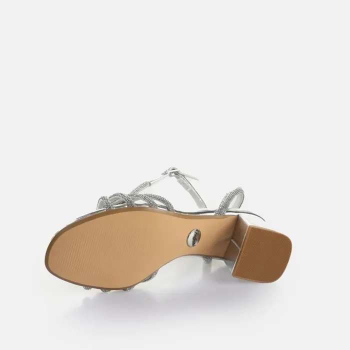 Shop Heels BUFFALO Lilly Bow Glitzersilber