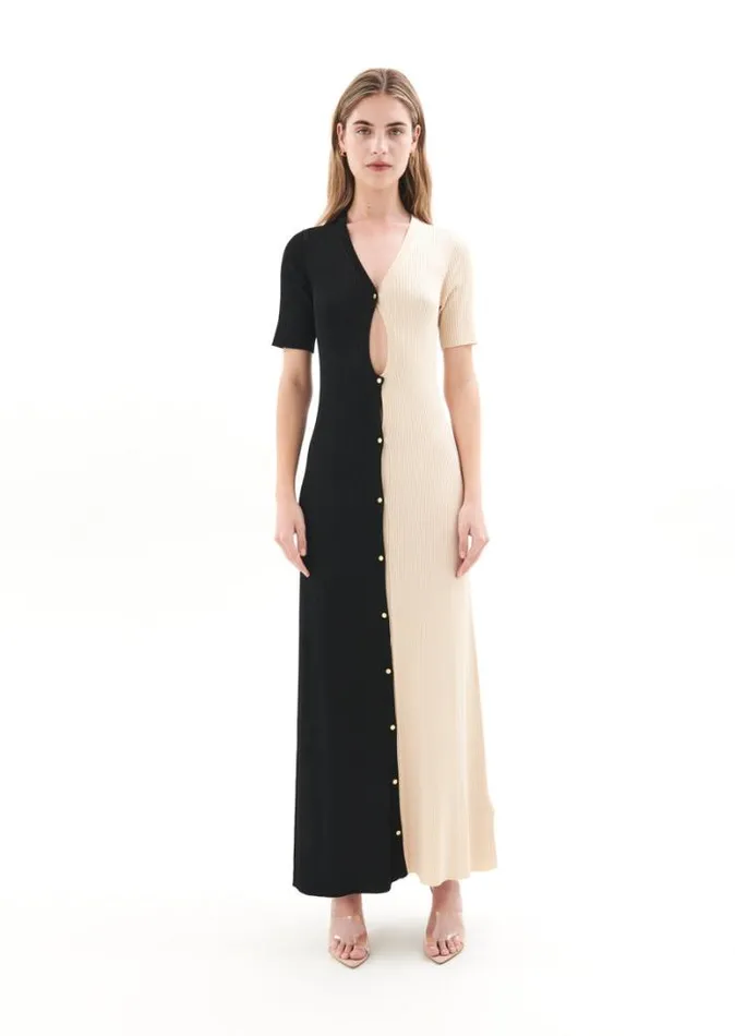 Shop HIGH LINE KNIT DRESS IN MULTI PE Nation Dresses and Bodysuits