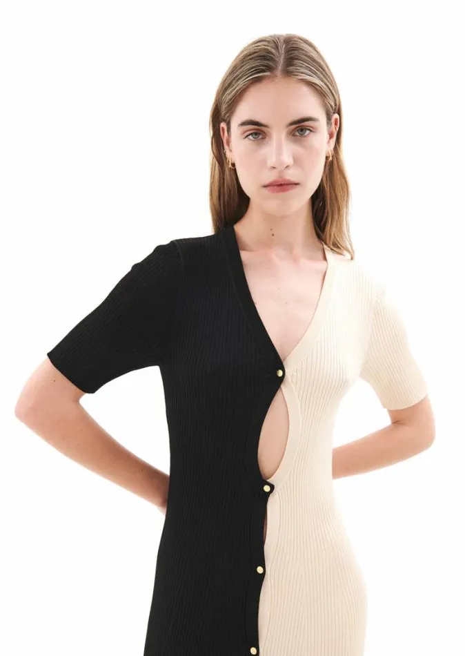 Shop HIGH LINE KNIT DRESS IN MULTI PE Nation Dresses and Bodysuits