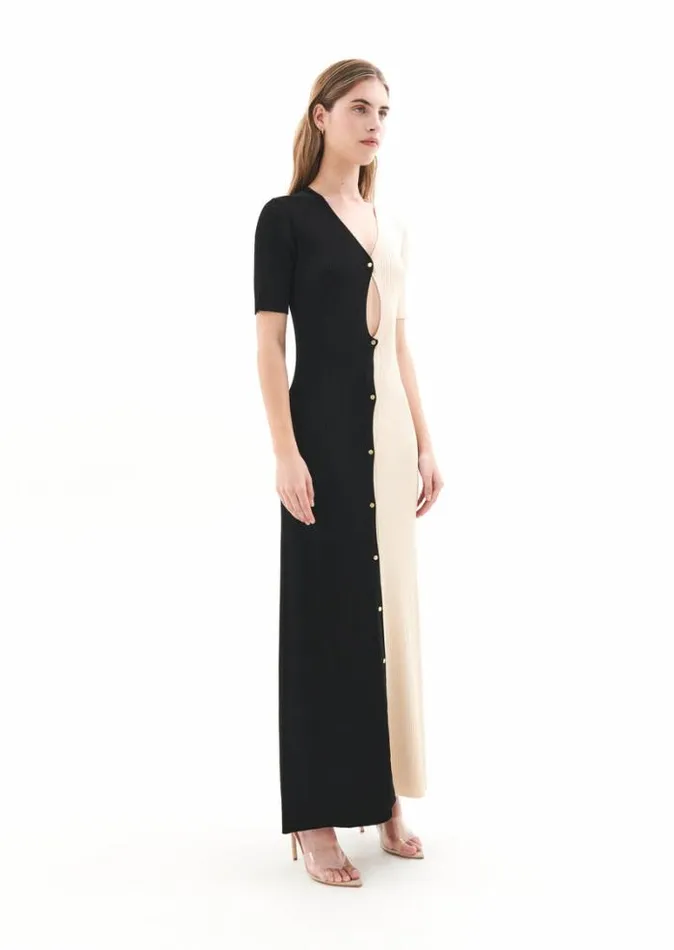 Shop HIGH LINE KNIT DRESS IN MULTI PE Nation Dresses and Bodysuits