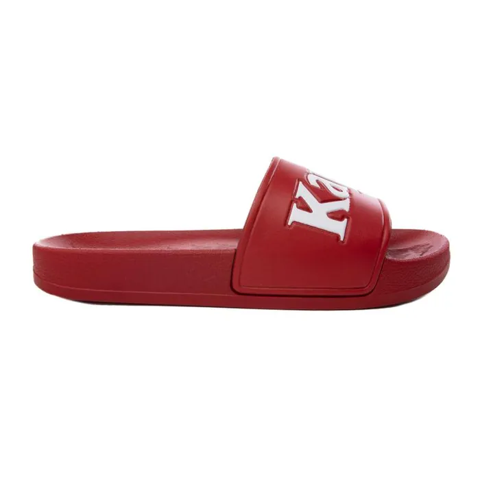 Shop Kappa Footwear 222 Banda Adam 9 Slides Red White
