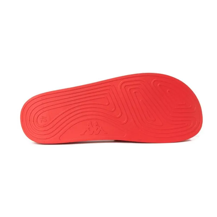 Shop Kappa Footwear 222 Banda Adam 9 Slides Red White