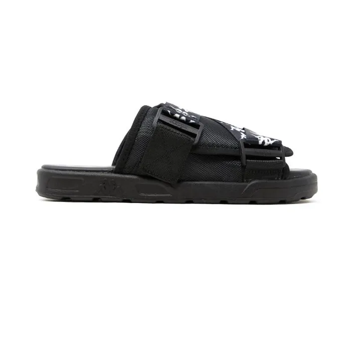 Shop Kappa Footwear 222 Banda Mitel 1 Sandals Black White Black