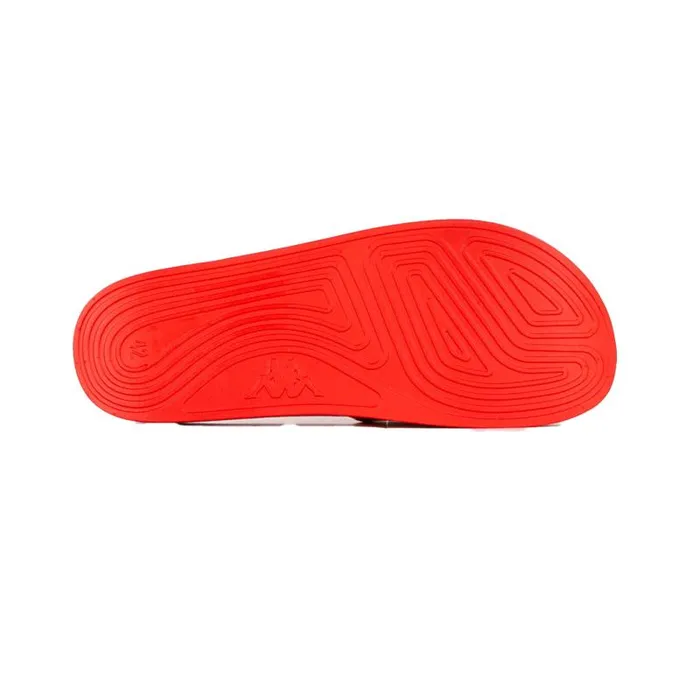 Shop Kappa Footwear Authentic Adam 2 Slides Red White