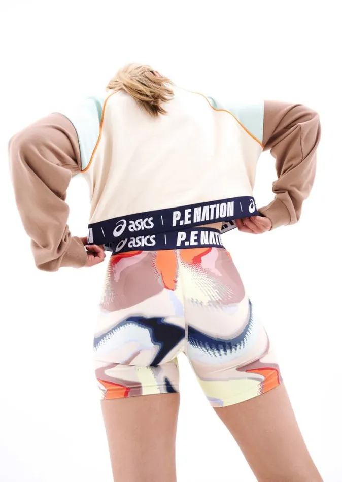 Shop KENKO SWEAT IN PEARLED IVORY PE Nation Long Sleeve Tops