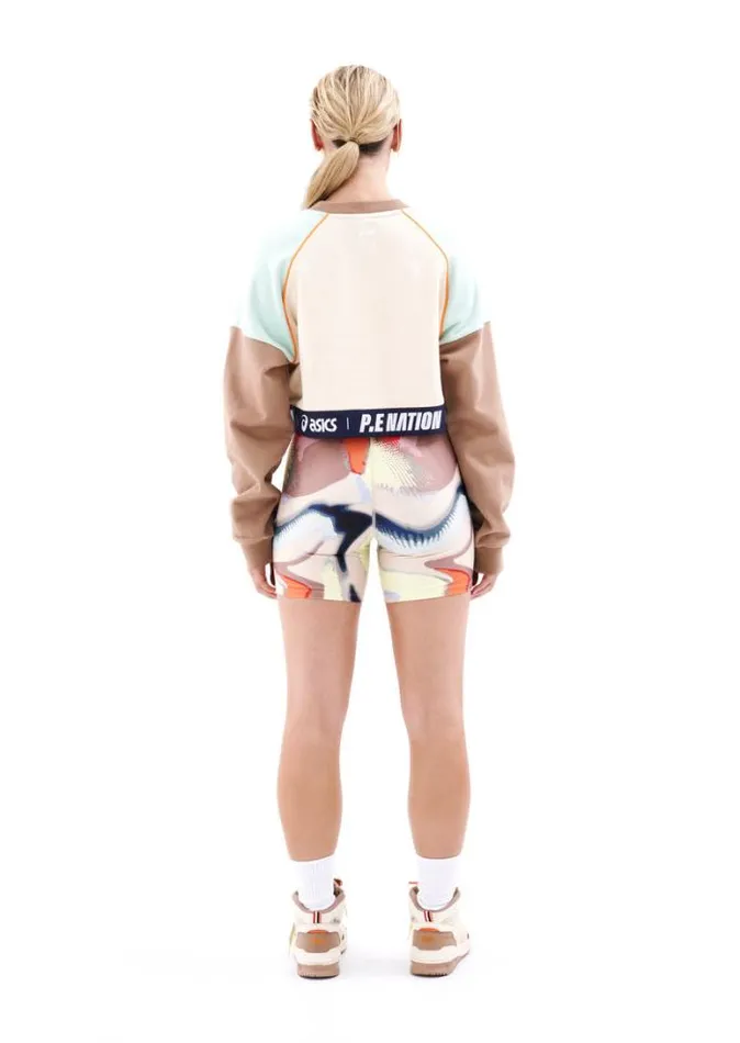 Shop KENKO SWEAT IN PEARLED IVORY PE Nation Long Sleeve Tops