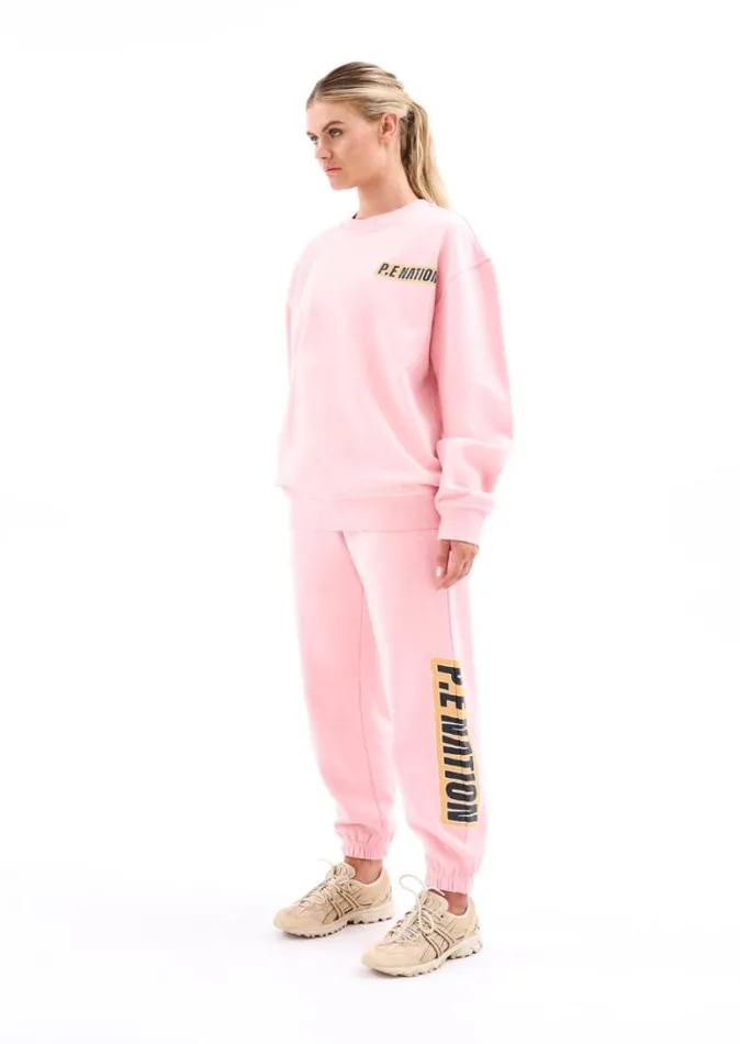Shop MAIN DRAW TRACKPANT IN BLOSSOM PE Nation Pants