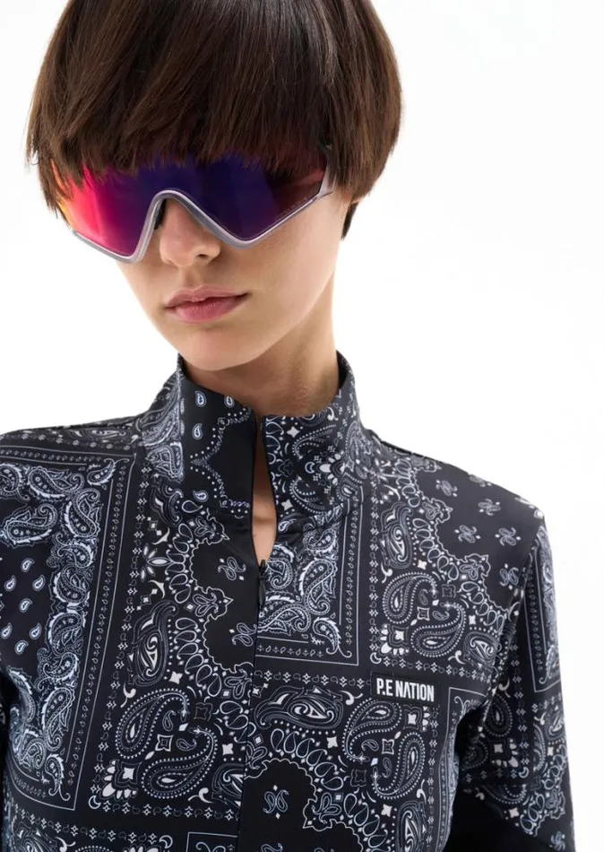 Shop NISEKO SNOW LS TOP IN BANDANA PRINT PE Nation Long Sleeve Tops